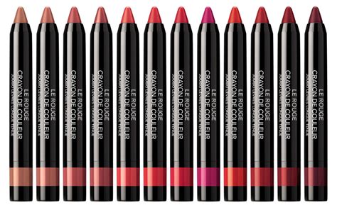 chanel le rouge crayon de couleur rose violine|chanel jumbo longwear crayons.